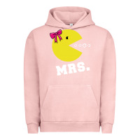 Pigment Salmon Mrs Pacman Urban Hoodie - linhVisuals