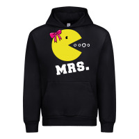 Black Mrs Pacman Urban Hoodie - linhVisuals