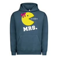 Pigment Midnight Navy Mrs Pacman Urban Hoodie - linhVisuals