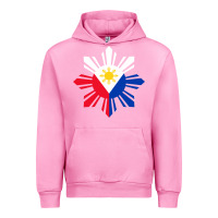 Fuchsia Pink philippine flag hoodie pinoy flag filipino shirt pinoy sun Urban Hoodie - linhVisuals