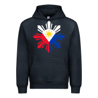 Navy philippine flag hoodie pinoy flag filipino shirt pinoy sun Urban Hoodie - linhVisuals