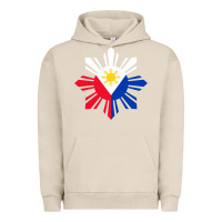 Pigment French Oak philippine flag hoodie pinoy flag filipino shirt pinoy sun Urban Hoodie - linhVisuals