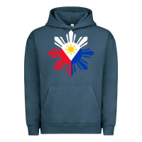 Pigment Midnight Navy philippine flag hoodie pinoy flag filipino shirt pinoy sun Urban Hoodie - linhVisuals