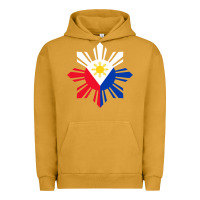 Pigment Peanut Butter philippine flag hoodie pinoy flag filipino shirt pinoy sun Urban Hoodie - linhVisuals