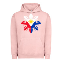 Pigment Salmon philippine flag hoodie pinoy flag filipino shirt pinoy sun Urban Hoodie - linhVisuals