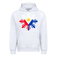 White philippine flag hoodie pinoy flag filipino shirt pinoy sun Urban Hoodie - linhVisuals