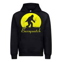 Black bassquatch bigfoot Urban Hoodie - linhVisuals
