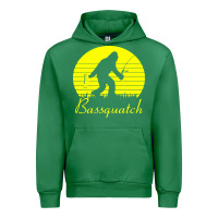 Emerald bassquatch bigfoot Urban Hoodie - linhVisuals