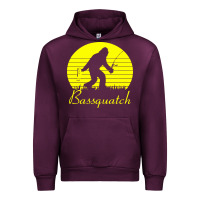 Mauve Wine bassquatch bigfoot Urban Hoodie - linhVisuals