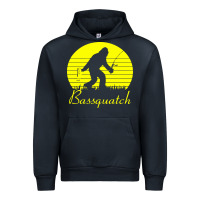 Navy bassquatch bigfoot Urban Hoodie - linhVisuals