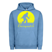 Pigment Pebble Blue bassquatch bigfoot Urban Hoodie - linhVisuals