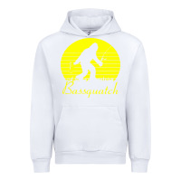White bassquatch bigfoot Urban Hoodie - linhVisuals