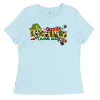 Baby Blue Luckiest lunch lady St. Patrick's Day Ladies Tee - CowGirlArtShop