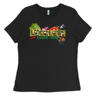Black Luckiest lunch lady St. Patrick's Day Ladies Tee - CowGirlArtShop