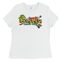 White Luckiest lunch lady St. Patrick's Day Ladies Tee - CowGirlArtShop