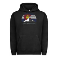 Breckenridge Colorado X Co Flag Mountain Peak Raglan Baseball Tee Urban Hoodie | Teevron