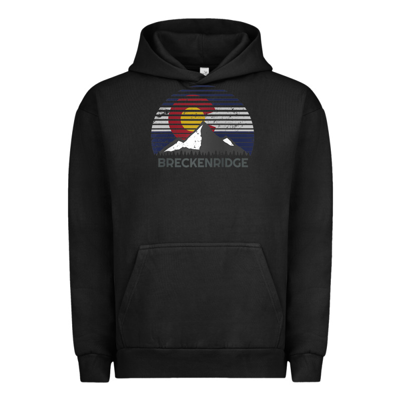 Breckenridge Colorado X Co Flag Mountain Peak Raglan Baseball Tee Urban Hoodie by linhVisuals | Teevron