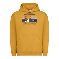 Pigment Peanut Butter breckenridge colorado x co flag mountain peak raglan baseball tee Urban Hoodie - linhVisuals