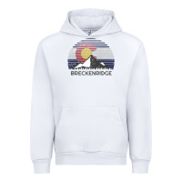White breckenridge colorado x co flag mountain peak raglan baseball tee Urban Hoodie - linhVisuals