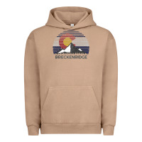 Pigment Burro breckenridge colorado x co flag mountain peak raglan baseball tee Urban Hoodie - linhVisuals