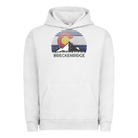 Pigment Lunar Rock breckenridge colorado x co flag mountain peak raglan baseball tee Urban Hoodie - linhVisuals