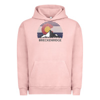 Pigment Salmon breckenridge colorado x co flag mountain peak raglan baseball tee Urban Hoodie - linhVisuals