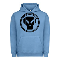 Pigment Pebble Blue metalheadz Urban Hoodie - linhVisuals