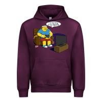 Mauve Wine the king of the sports Urban Hoodie - linhVisuals