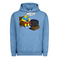 Pigment Pebble Blue the king of the sports Urban Hoodie - linhVisuals