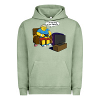 Pigment Oil Green the king of the sports Urban Hoodie - linhVisuals