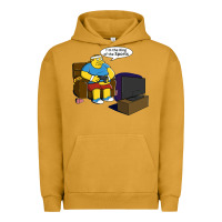 Pigment Peanut Butter the king of the sports Urban Hoodie - linhVisuals