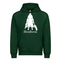 Forest Green bloodborne zipped Urban Hoodie - linhVisuals