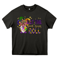Asphalt Let the good times roll with gnome Heavy Core Tee - HowdyJamesFarm