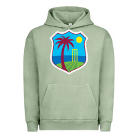 Pigment Oil Green west indies cricket Urban Hoodie - linhVisuals