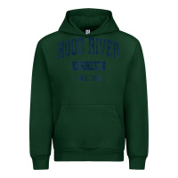 Forest Green hood river oregon or vintage sports established navy design t shirt Urban Hoodie - linhVisuals