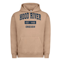 Pigment Burro hood river oregon or vintage sports established navy design t shirt Urban Hoodie - linhVisuals