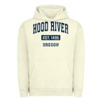 Pigment Pistachio hood river oregon or vintage sports established navy design t shirt Urban Hoodie - linhVisuals