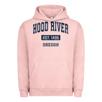 Pigment Salmon hood river oregon or vintage sports established navy design t shirt Urban Hoodie - linhVisuals