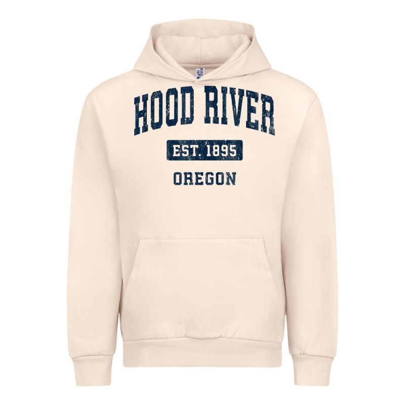 Hood River Oregon Or Vintage Sports Established Navy Design T Shirt Urban Hoodie by linhVisuals | Teevron