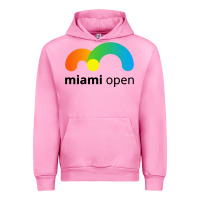 Fuchsia Pink miami open Urban Hoodie - linhVisuals