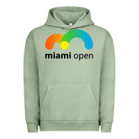 Pigment Oil Green miami open Urban Hoodie - linhVisuals
