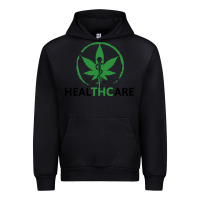 Black healthcare thc marijuana cannabis medical Urban Hoodie - linhVisuals