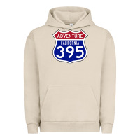 Pigment French Oak california usa highway 395 hiking fishing climbing adventure premium Urban Hoodie - linhVisuals