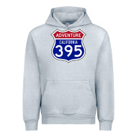 Heather Grey california usa highway 395 hiking fishing climbing adventure premium Urban Hoodie - linhVisuals