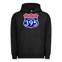 Pigment Black california usa highway 395 hiking fishing climbing adventure premium Urban Hoodie - linhVisuals