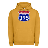 Pigment Peanut Butter california usa highway 395 hiking fishing climbing adventure premium Urban Hoodie - linhVisuals