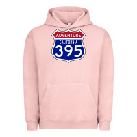 Pigment Salmon california usa highway 395 hiking fishing climbing adventure premium Urban Hoodie - linhVisuals