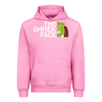 Fuchsia Pink the shrek face Urban Hoodie - linhVisuals