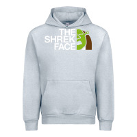 Heather Grey the shrek face Urban Hoodie - linhVisuals