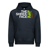 Navy the shrek face Urban Hoodie - linhVisuals